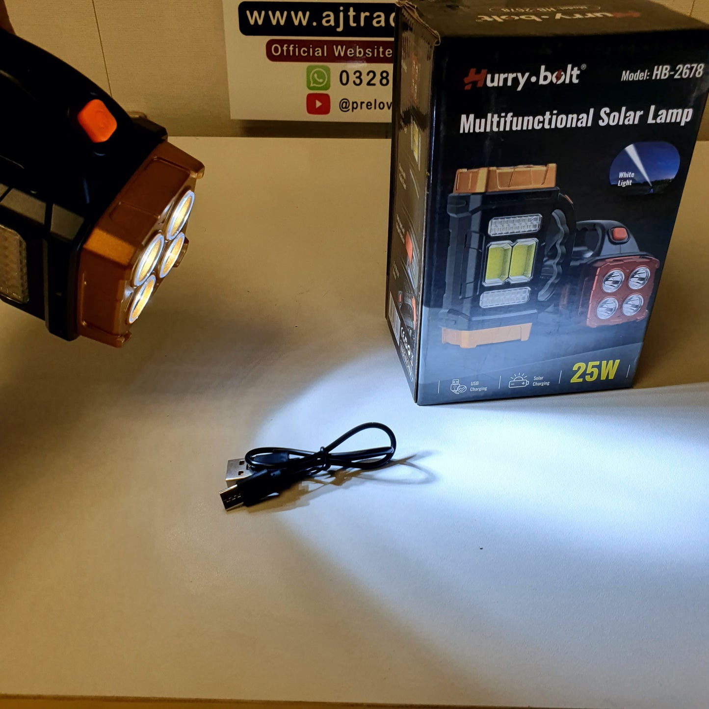 Multifunctional Solar Lamp 25w, 61310