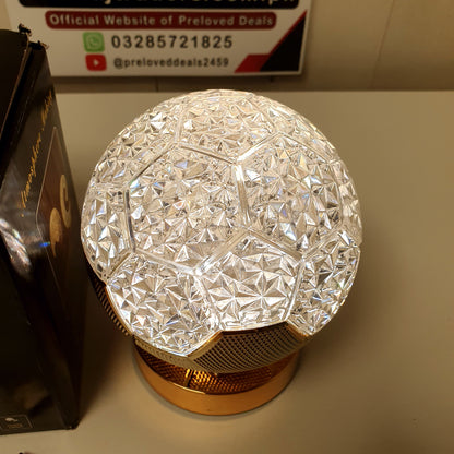 Led Crystal Lamp Football Style, 121450