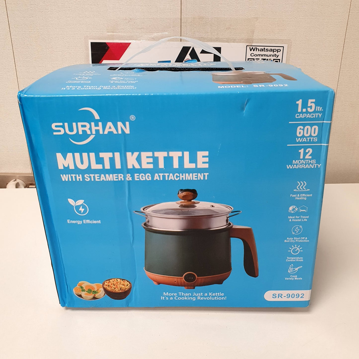 Multi Purpose Cooker with Steamer & Egg Attachment, 33000