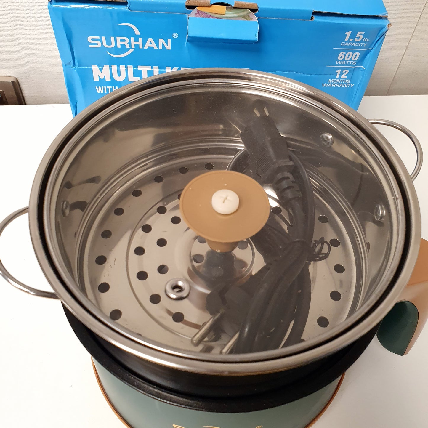Multi Purpose Cooker with Steamer & Egg Attachment, 33000