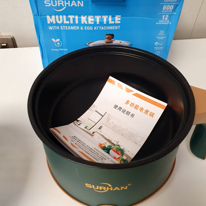 Multi Purpose Cooker with Steamer & Egg Attachment, 33000