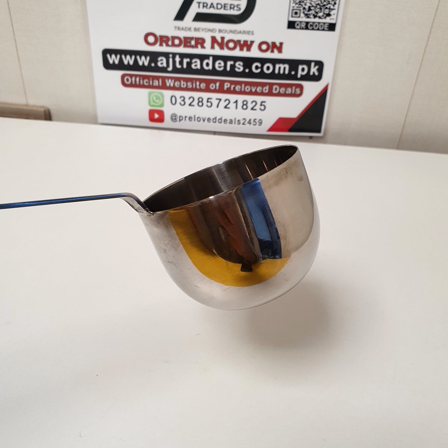 Stainless Steel Ladle Spoon Long Black, 101150