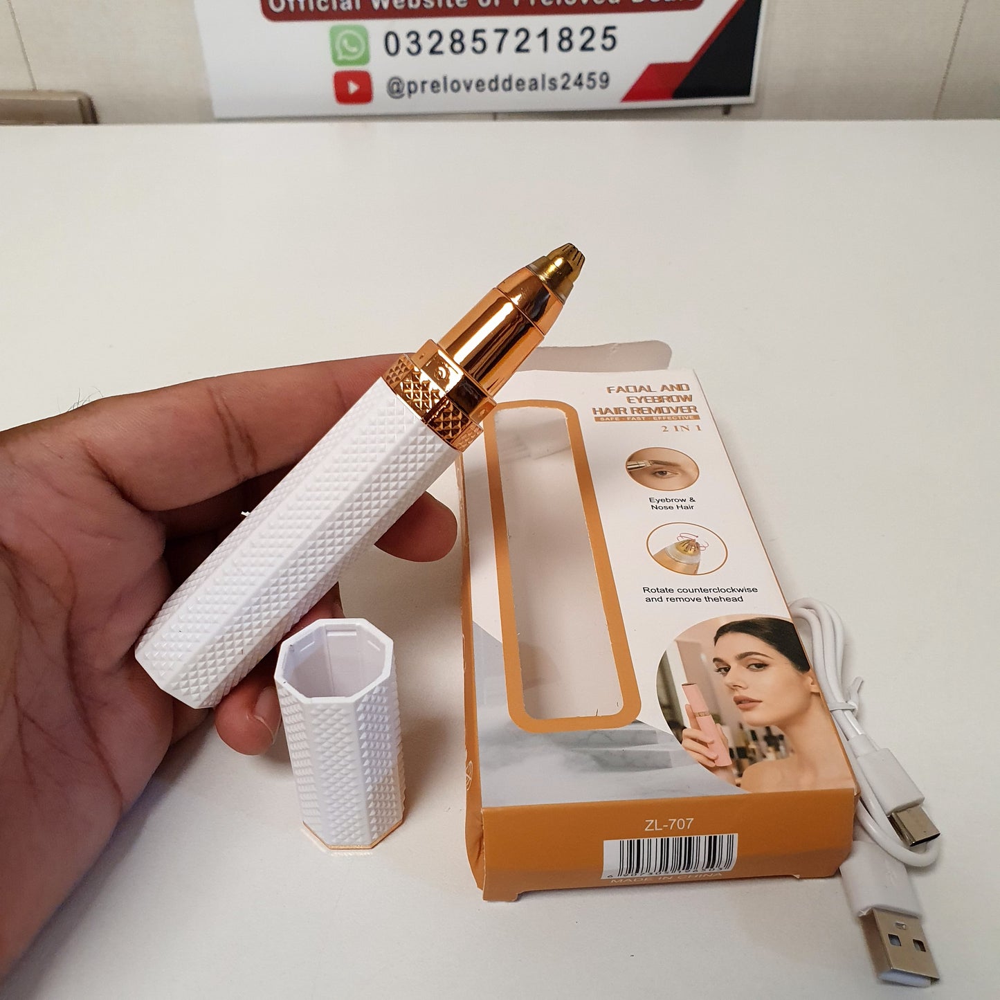 Facial And Eyebrow hair Remover 2 in 1 , 61520