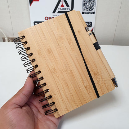 Wooden Diary with Pen, 61290