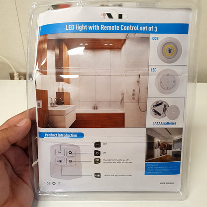 3 in1 Remote Lights For Kitchen Wardrobes, 61800