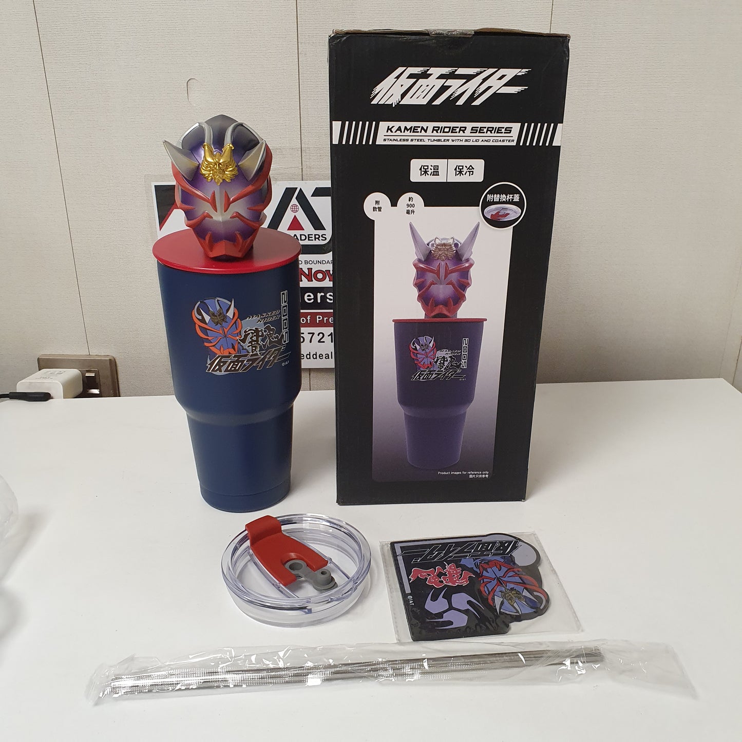 Kamen Rider Series  Vaccum Glass Tumbler big size 900ml, 202450