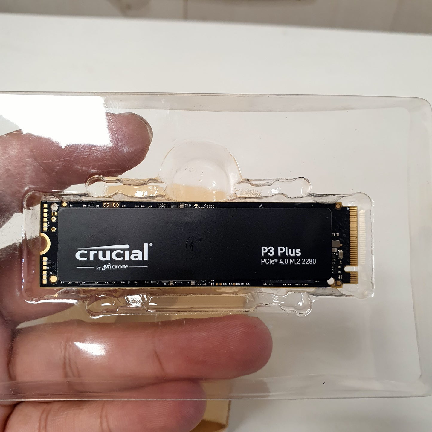 Crucial p3 Plus NVME Haardrive, 1