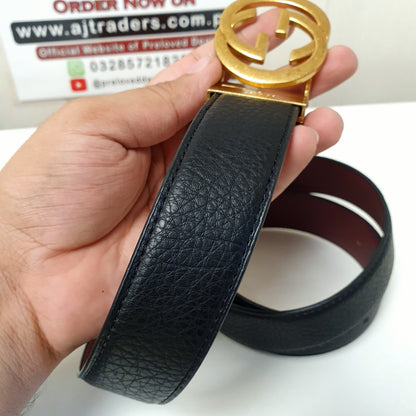 Gucci Golden Leather Belt, 1