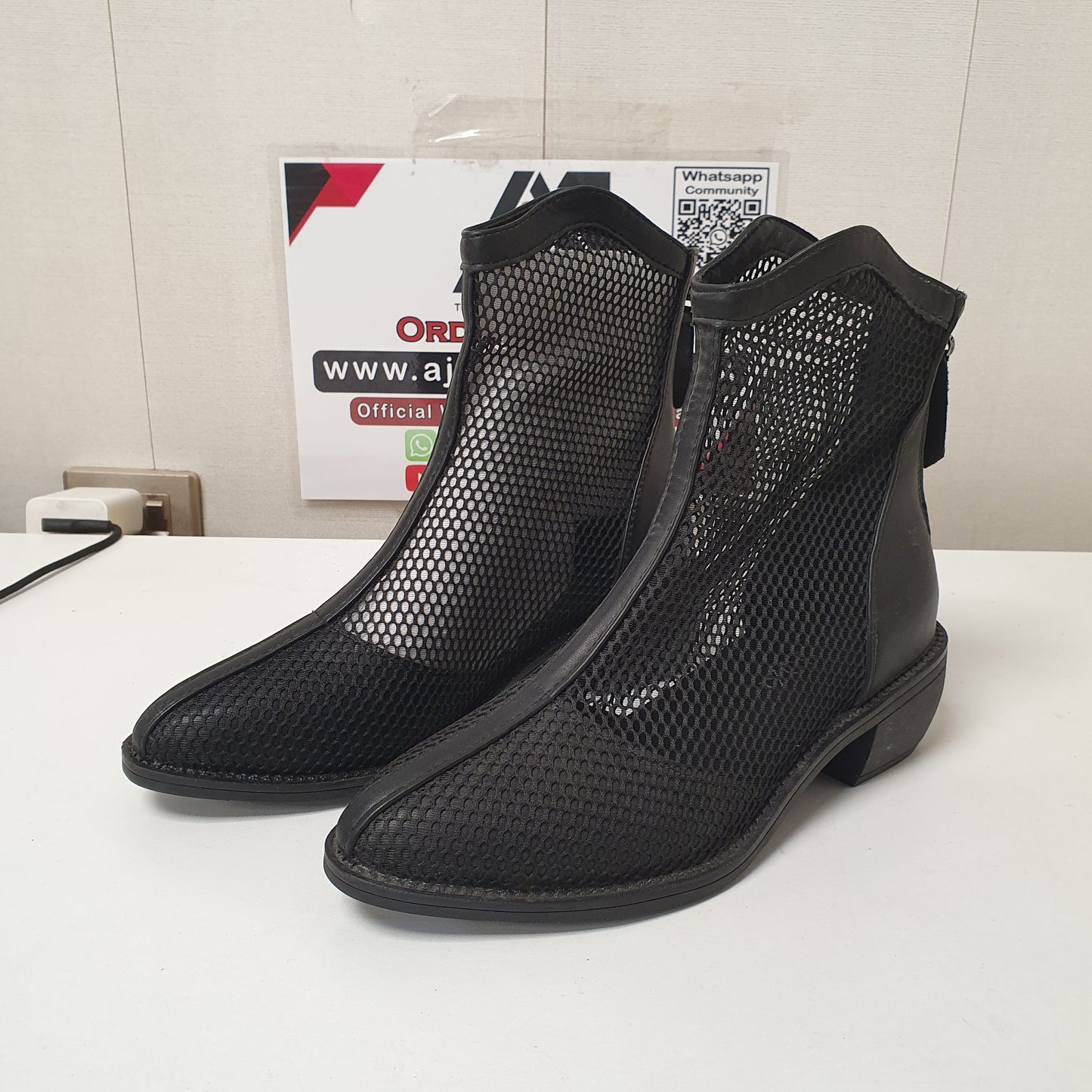 Black Long Shoes Net, 1