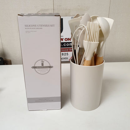 Silicone Utensils Set with Holder, 121350