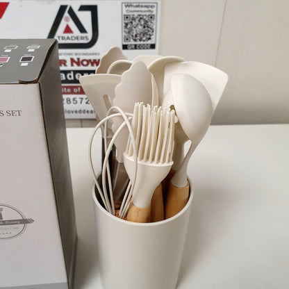 Silicone Utensils Set with Holder, 121350