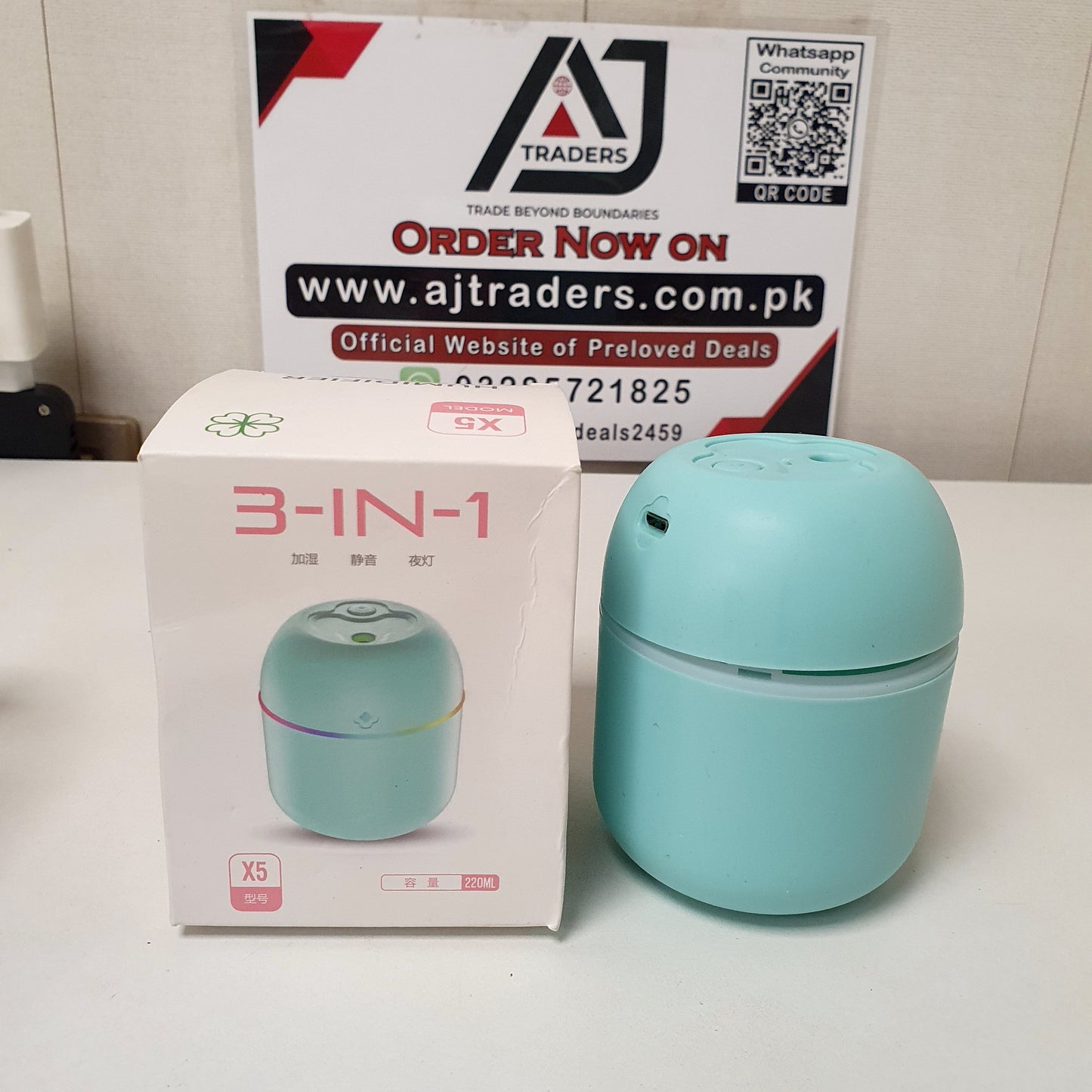3 in 1 x5 Music Speaker with humidifier, 121370