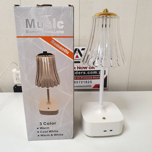 Music Table Lamp 3 Color Light Vintage Style with speaker, 63500
