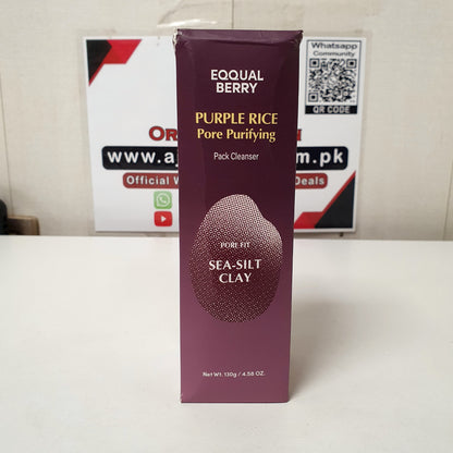 Eqqual Berry Purple rice Pore Purifying Pack Cleanser Sea Silt Clay , 12200