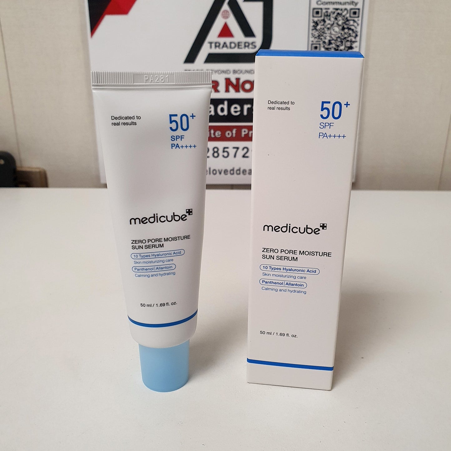 Medicube 50+ SPF PA+++ Zero Pore Moisture Sun Cream, 12150