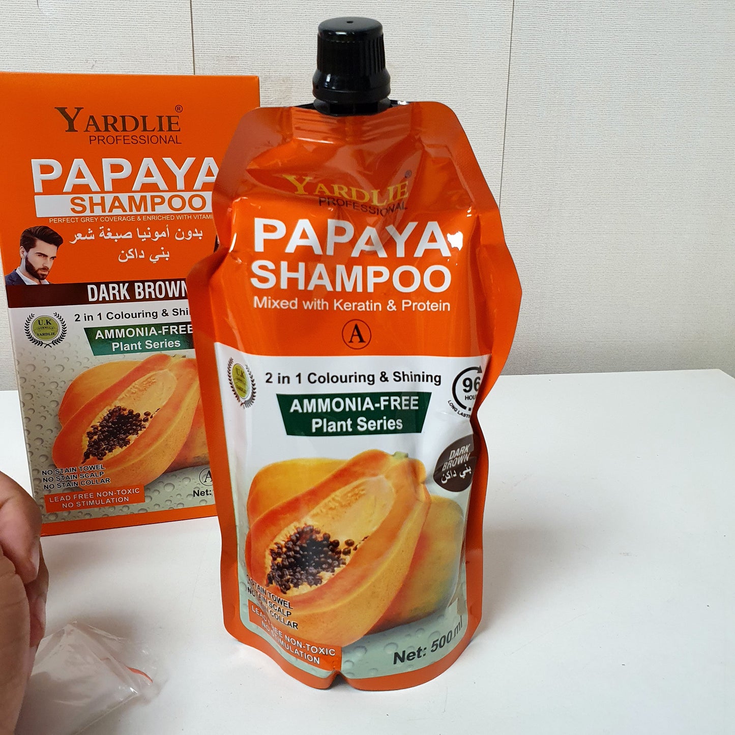Papaya hair color Shampoo  Professional , 12400