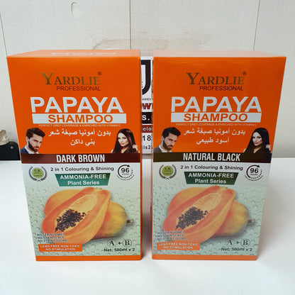 Papaya hair color Shampoo  Professional , 12400