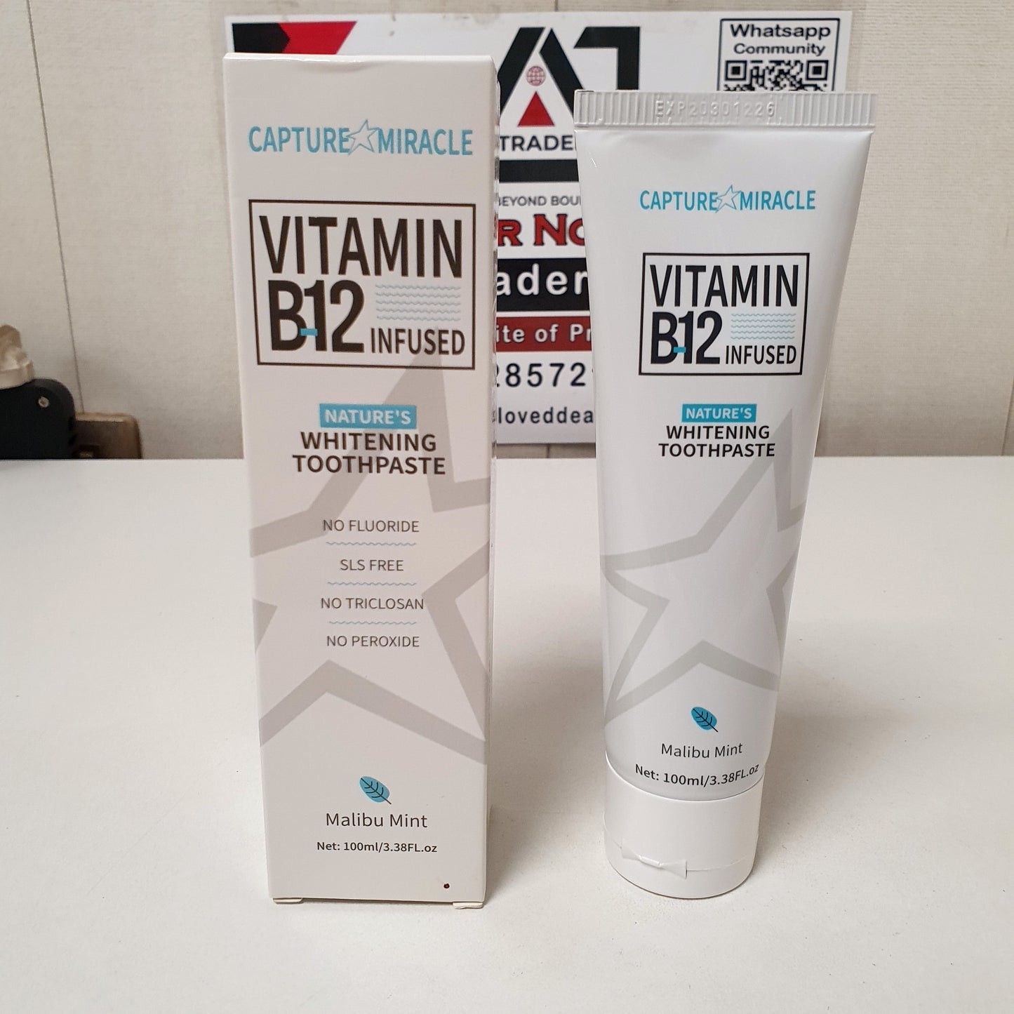 Vitamin B12 Infused Whitening Toothpaste, 21300