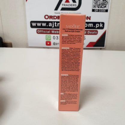 Sadoer Roll on Eye Cream 4 in 1 , 21300