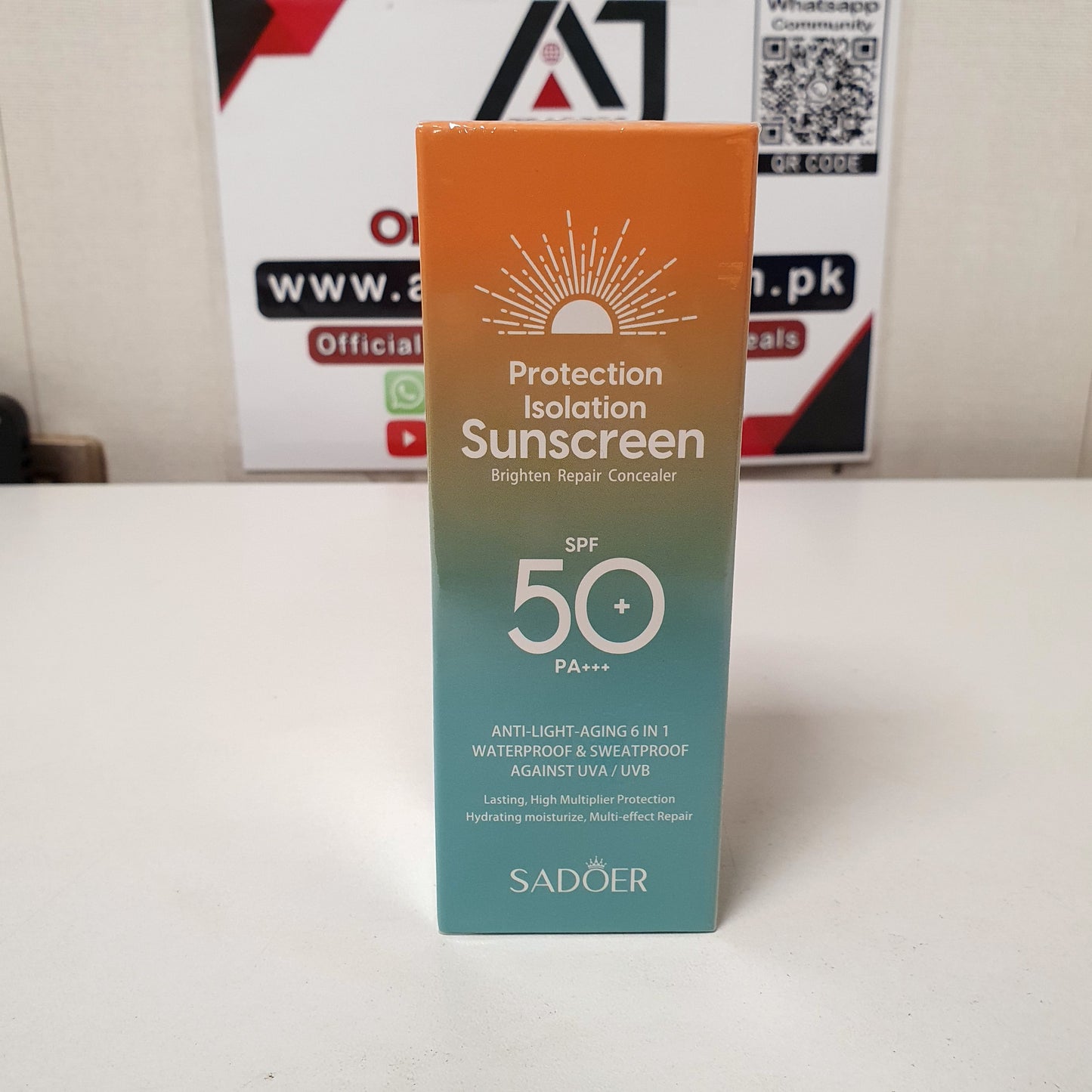 Protection Isolation Sunscreen Brighten Repair SPF 50, 61200