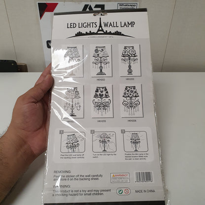 Wall Decoration 3d Lamp Sticker, 61200