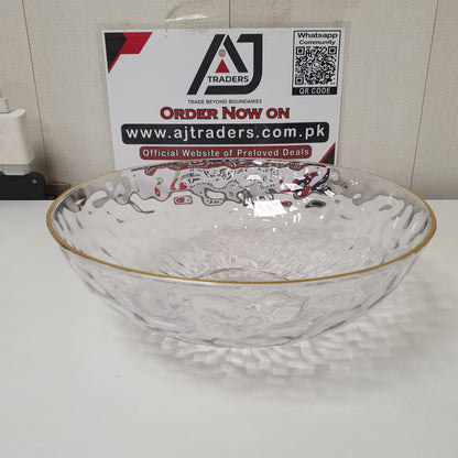 Acrylic Diamond Cut Bowl for Fruit and Salad, 61120