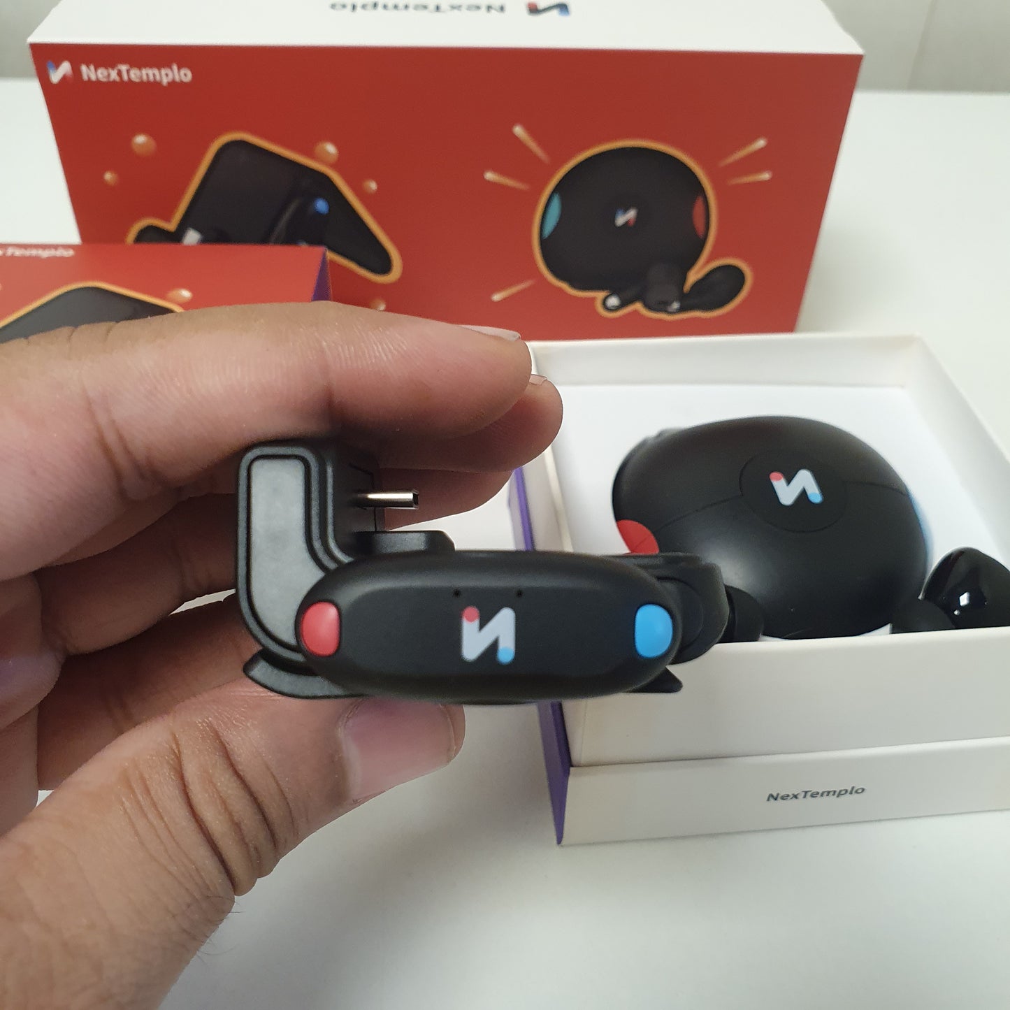 Nextemplo Switch Portable Charging Dock & Gaming Ear Buds, 201100