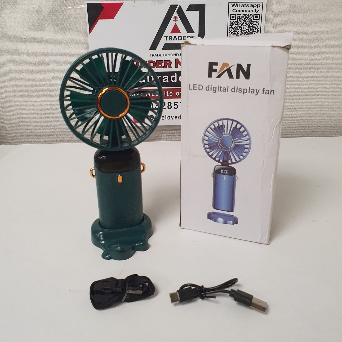 Led Digital Display Fan, 121390
