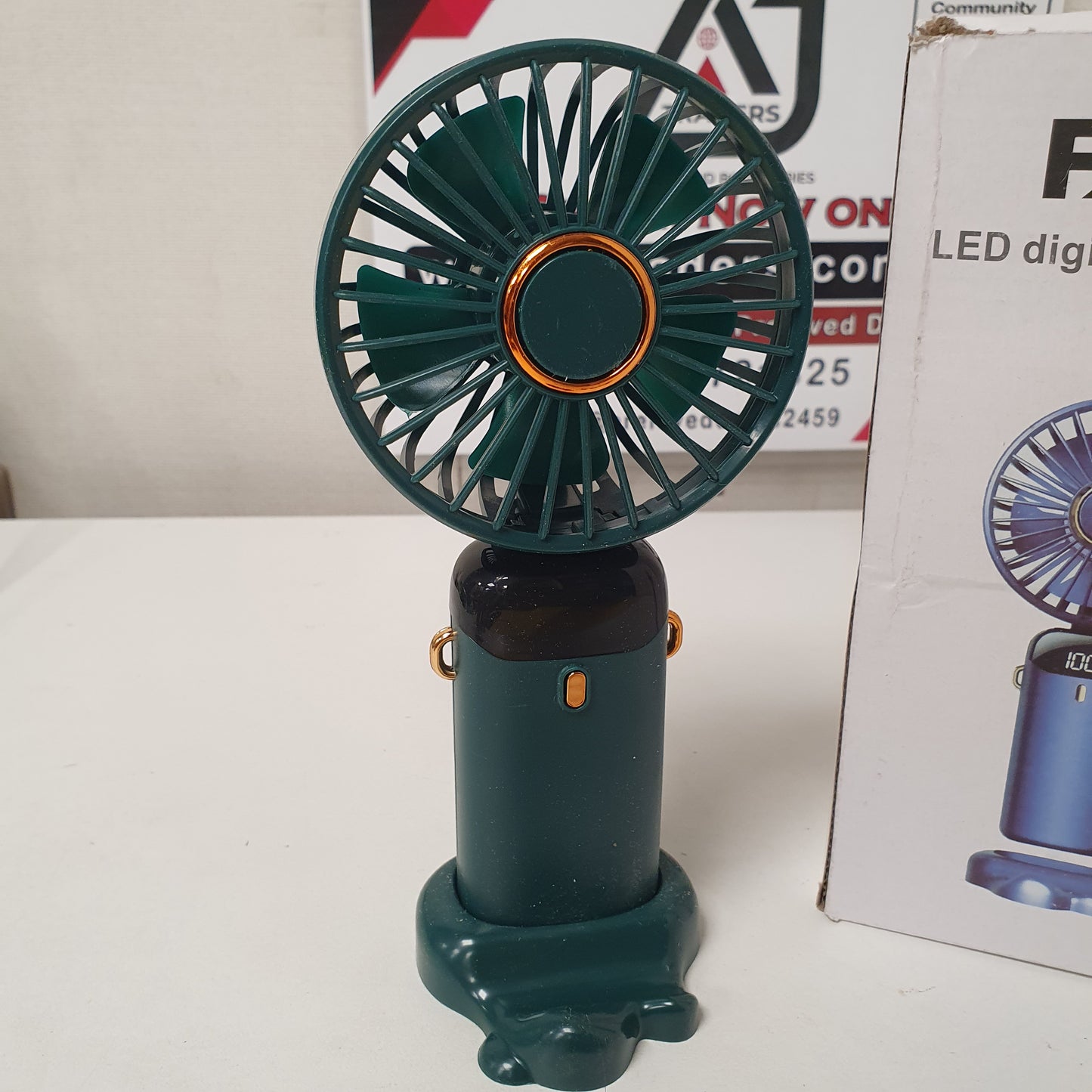 Led Digital Display Fan, 121390