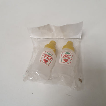 Tomato Ketchup Small Traveling Bottles, 4