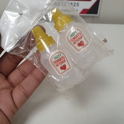 Tomato Ketchup Small Traveling Bottles, 4