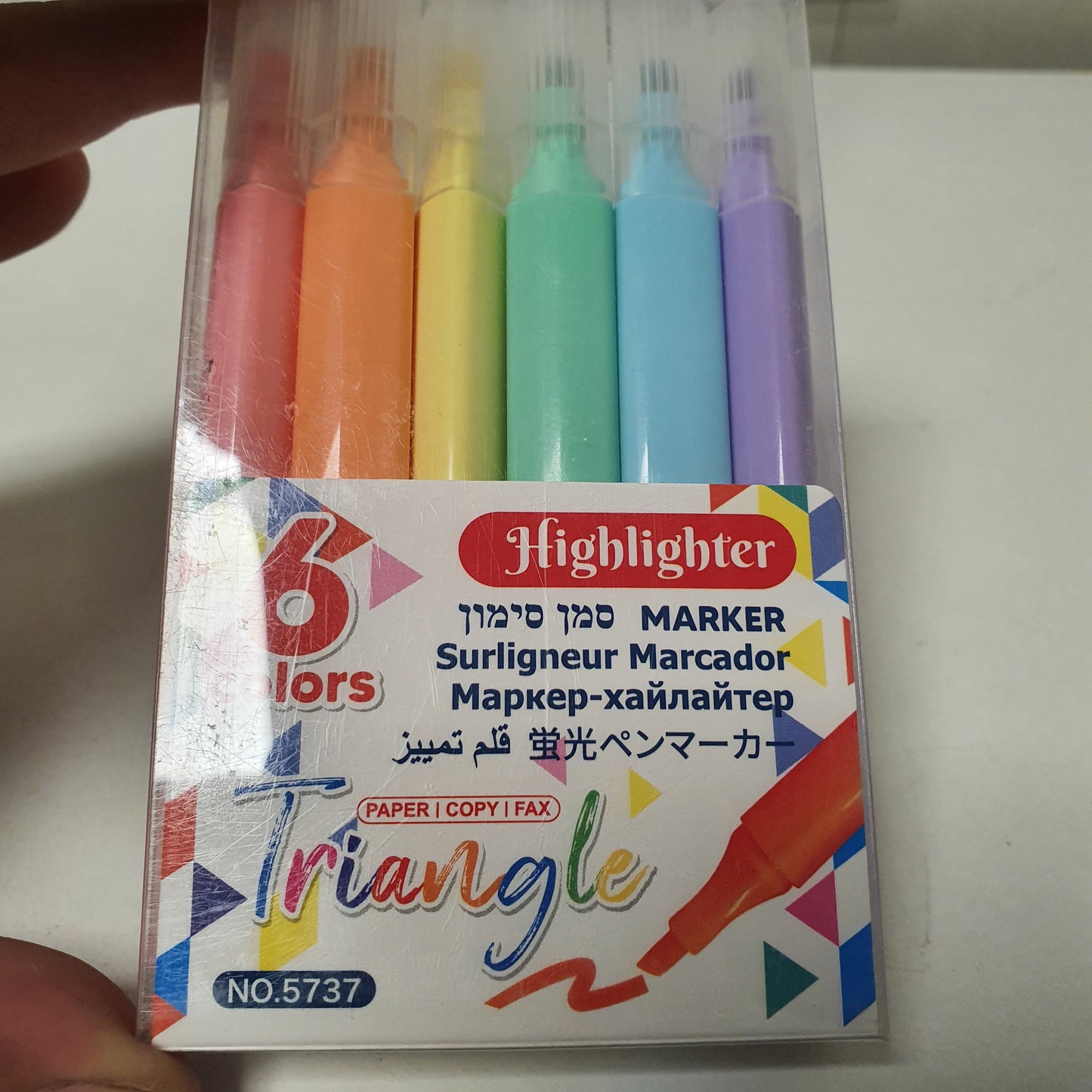 6 Color Highlighter Marker, 31180
