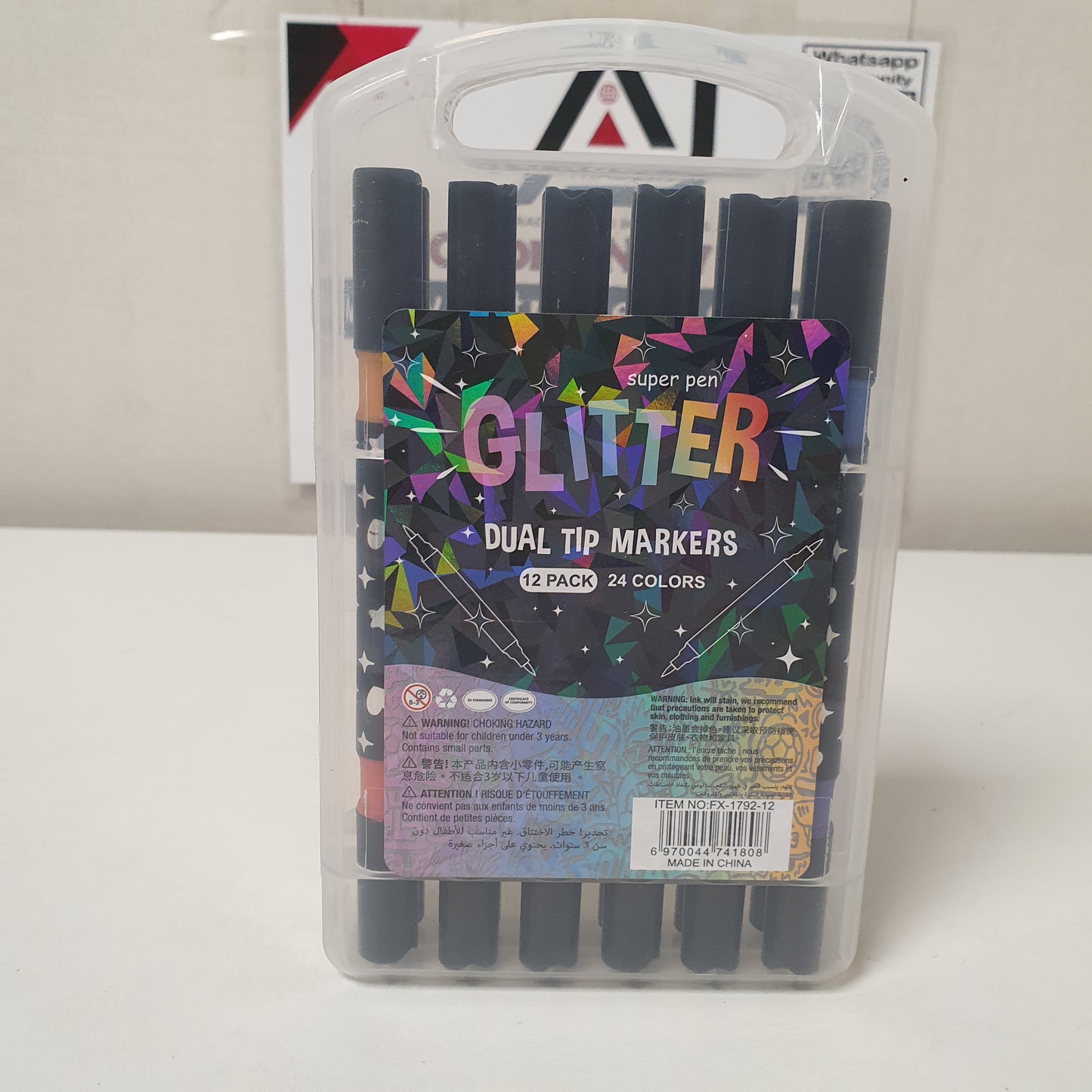 Dual Tip Glitter Marker, 31530