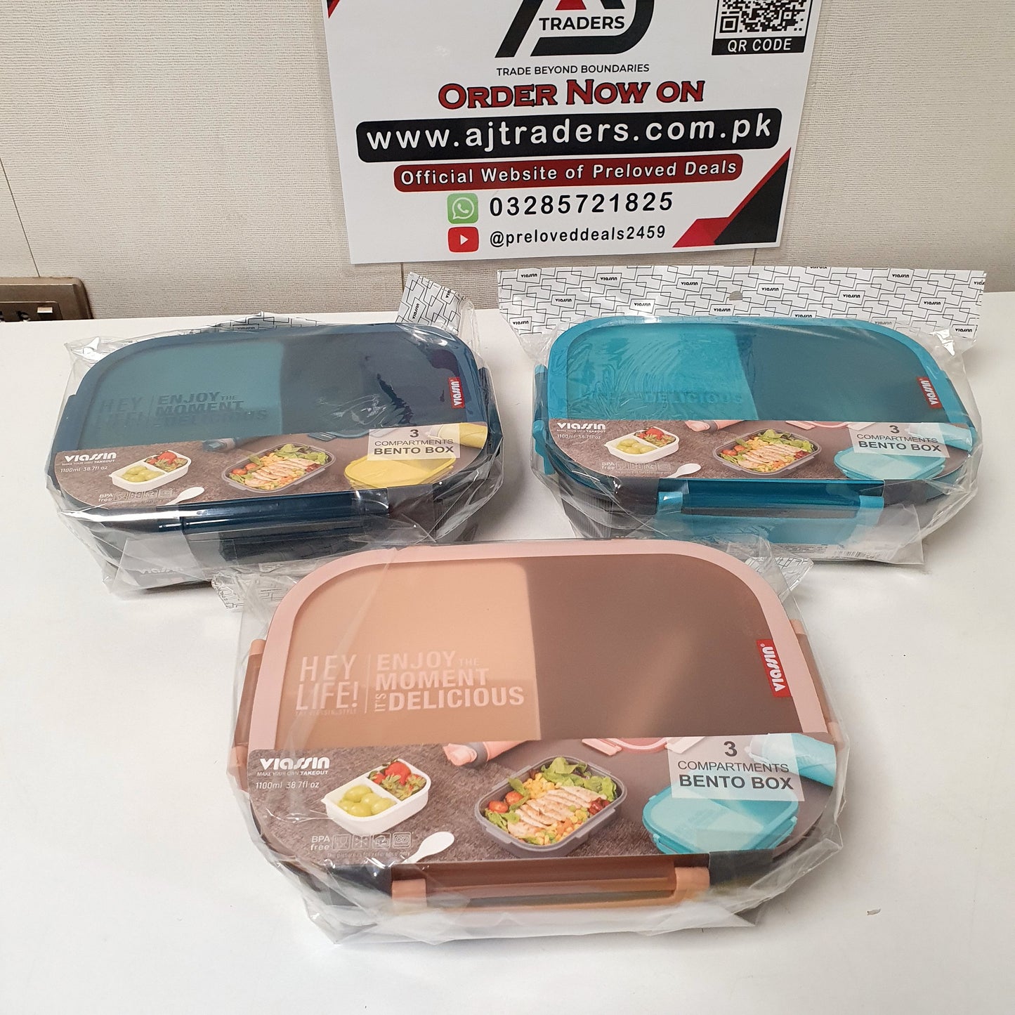3 Portion Bento Box Lunch Box, 32510