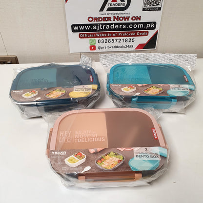3 Portion Bento Box Lunch Box, 32510