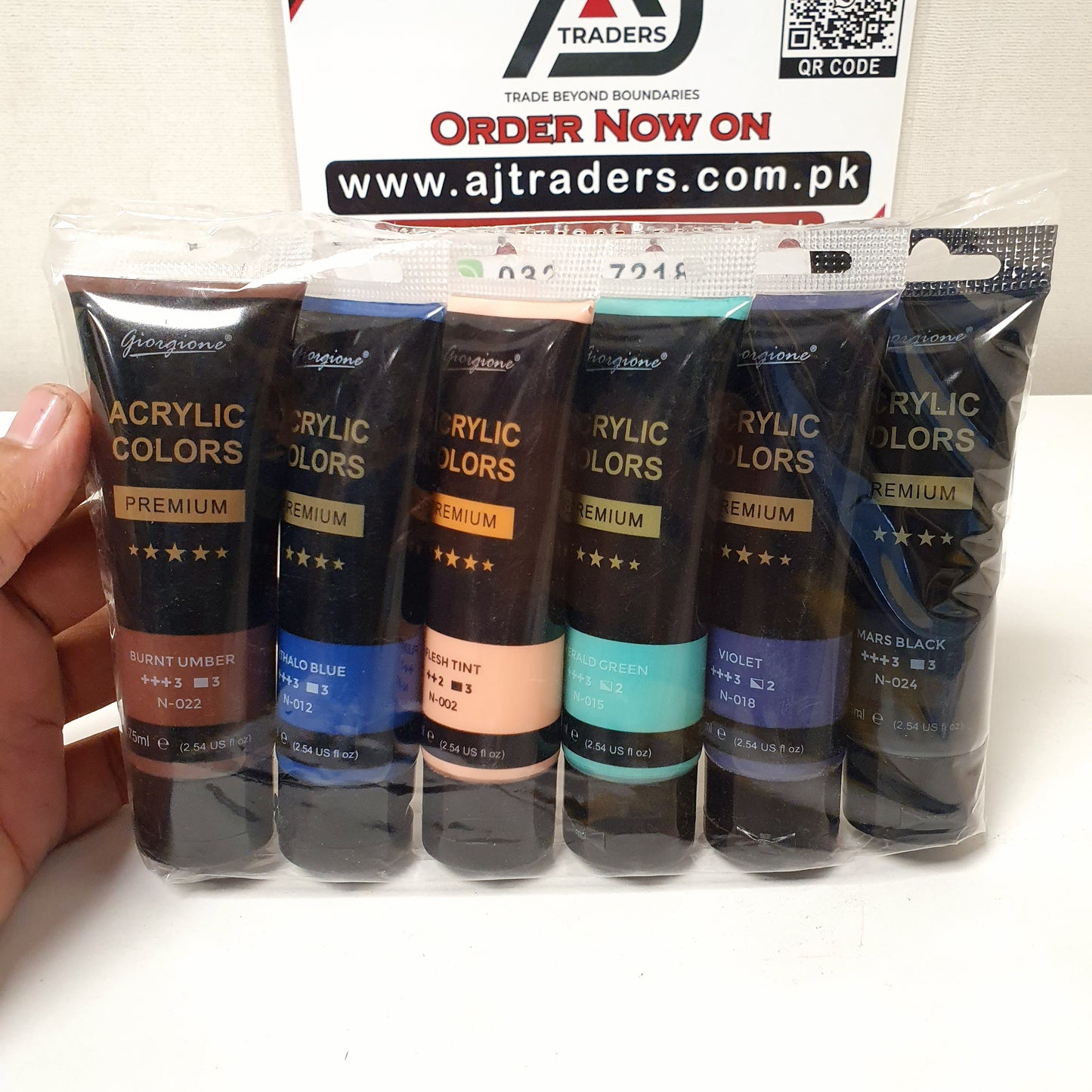 Acrylic Color Premium 6 pcs set, 31370