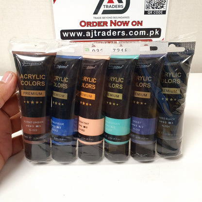 Acrylic Color Premium 6 pcs set, 31370