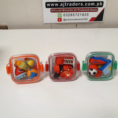 Kids Sports Style Eraser Set , 11640