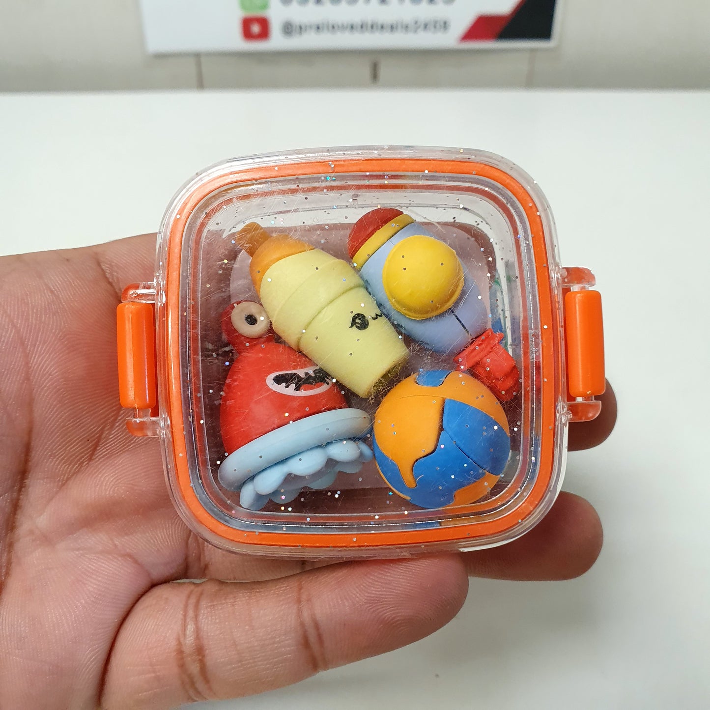 Kids Sports Style Eraser Set , 11640