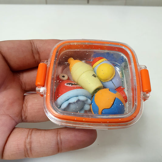 Kids Sports Style Eraser Set , 11640