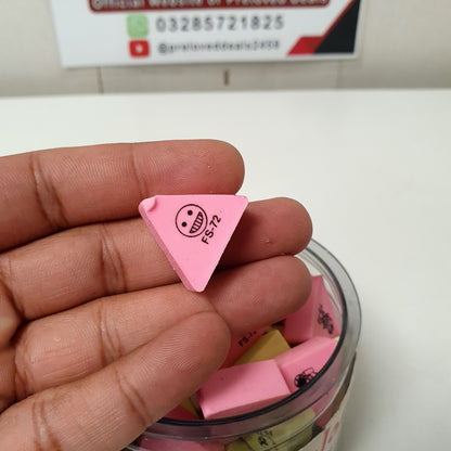 Triangle Smooth & Soft Eraser Box 72 pcs, 31180