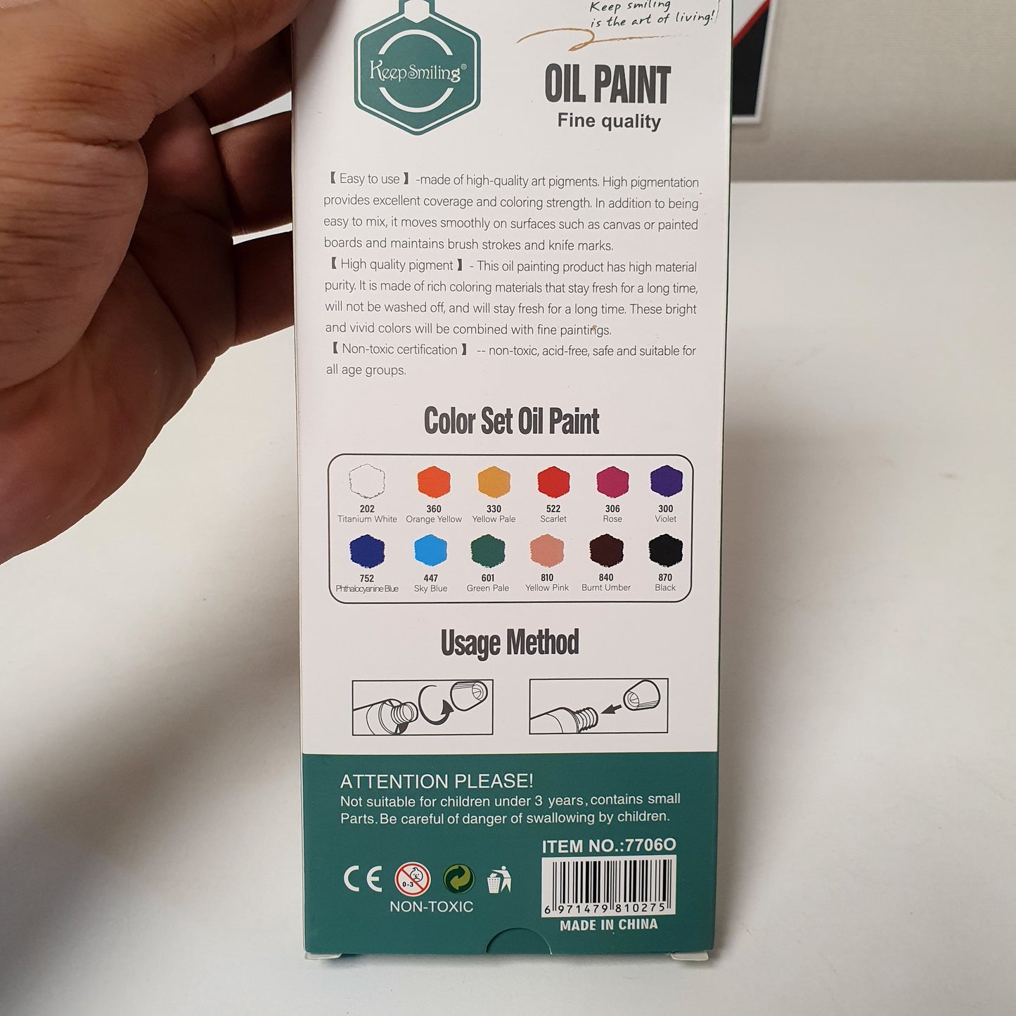 Oil paint Tubes , 31190