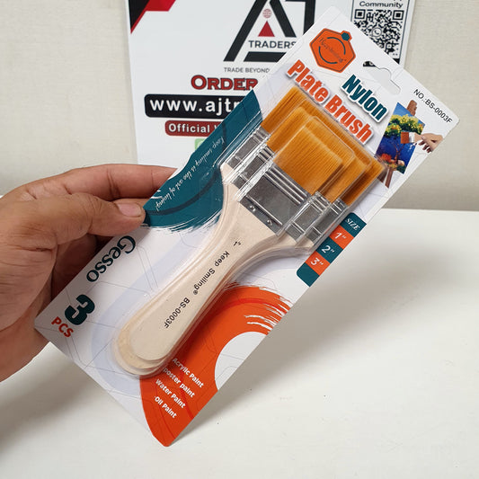 3 pcs Paint Brushes for Painting, 31200