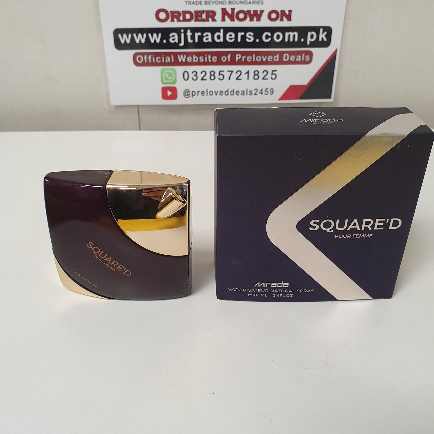 Squared Pur Femme Mirada Perfume\, 12300