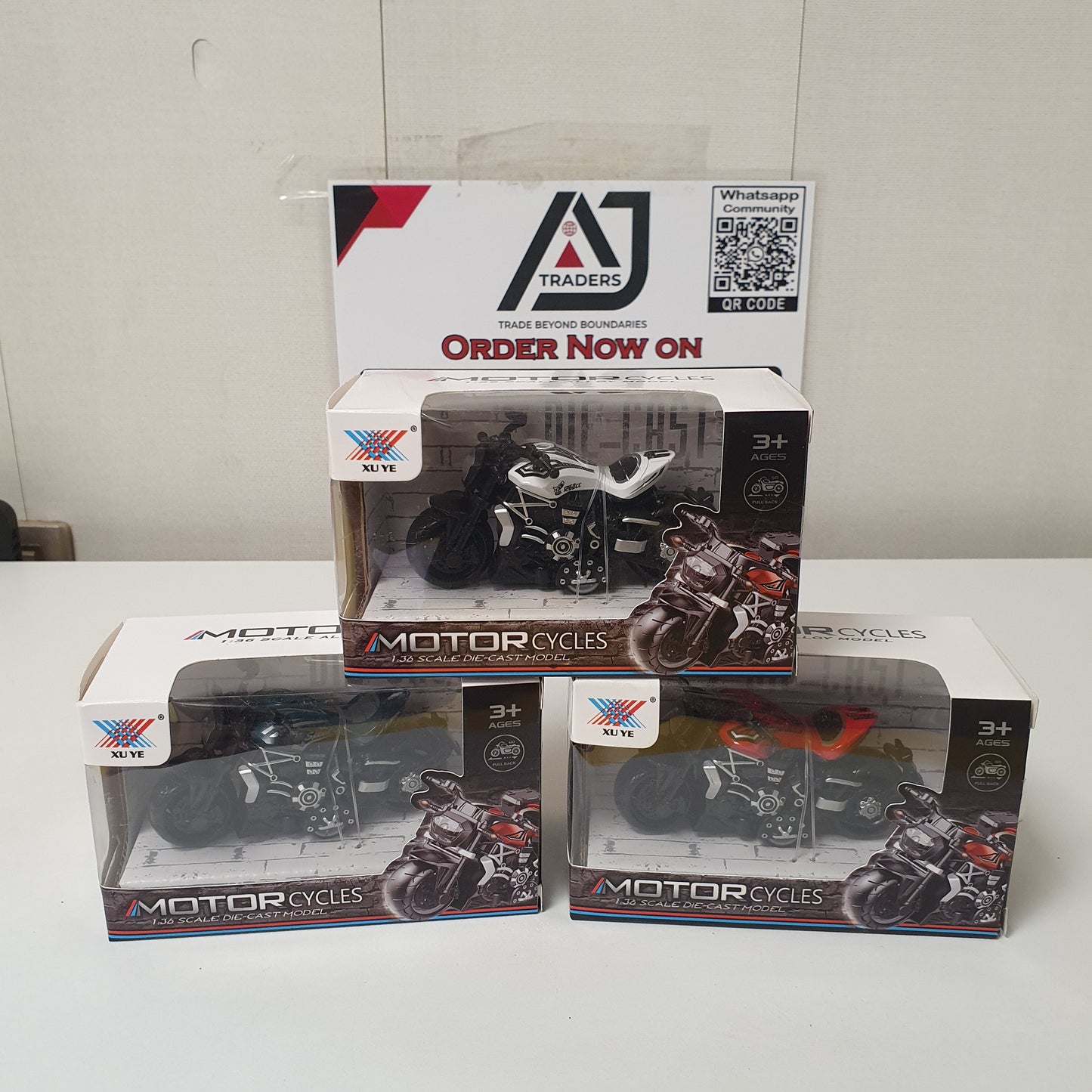 Motor Cycle 1.36 Scale Die Cast Model, 314008