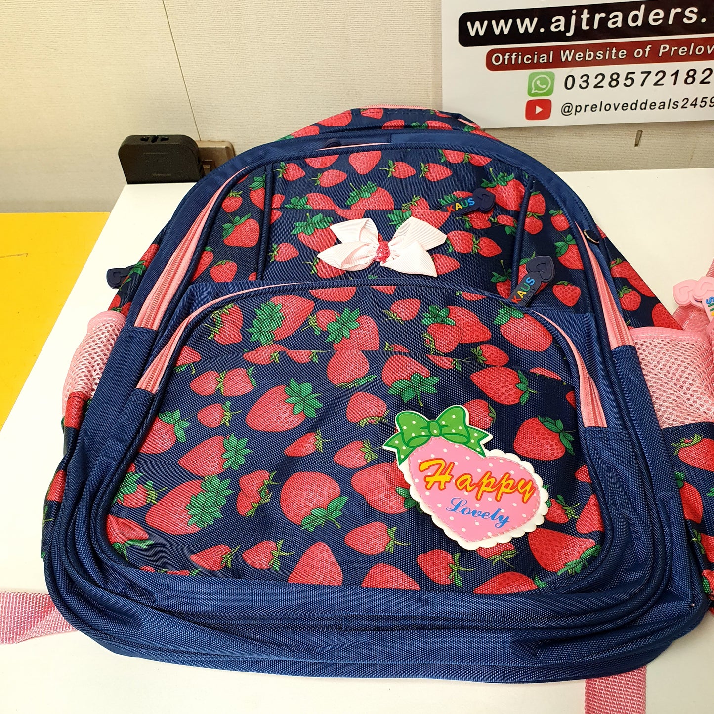 Baby Strawberry School bag, 42250