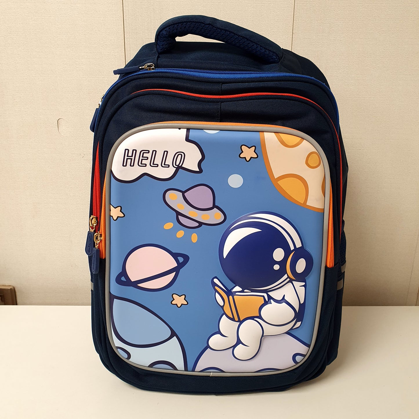 Astronaut Style Blue School Bag For Kids, 33250