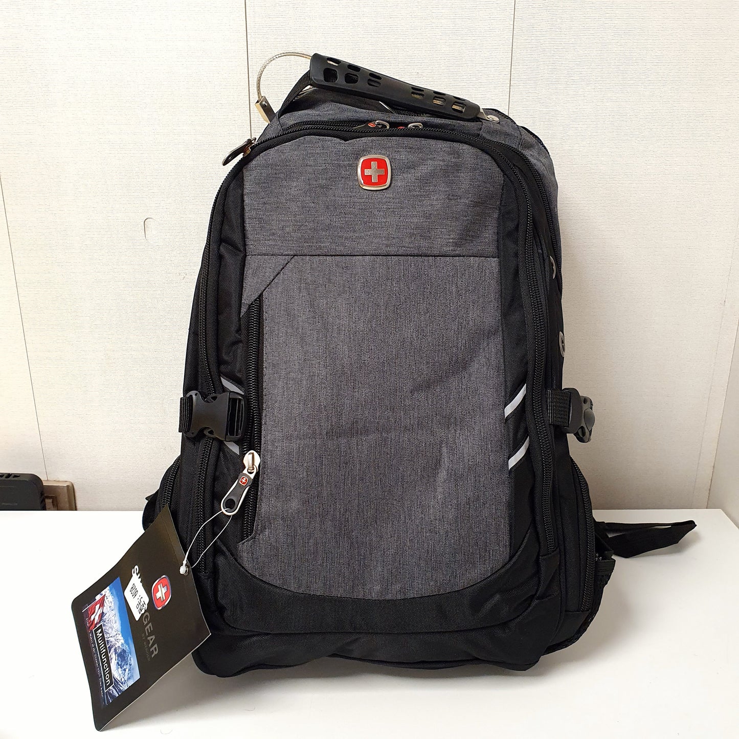 Swiss gear Black Grey College School bag , 32850