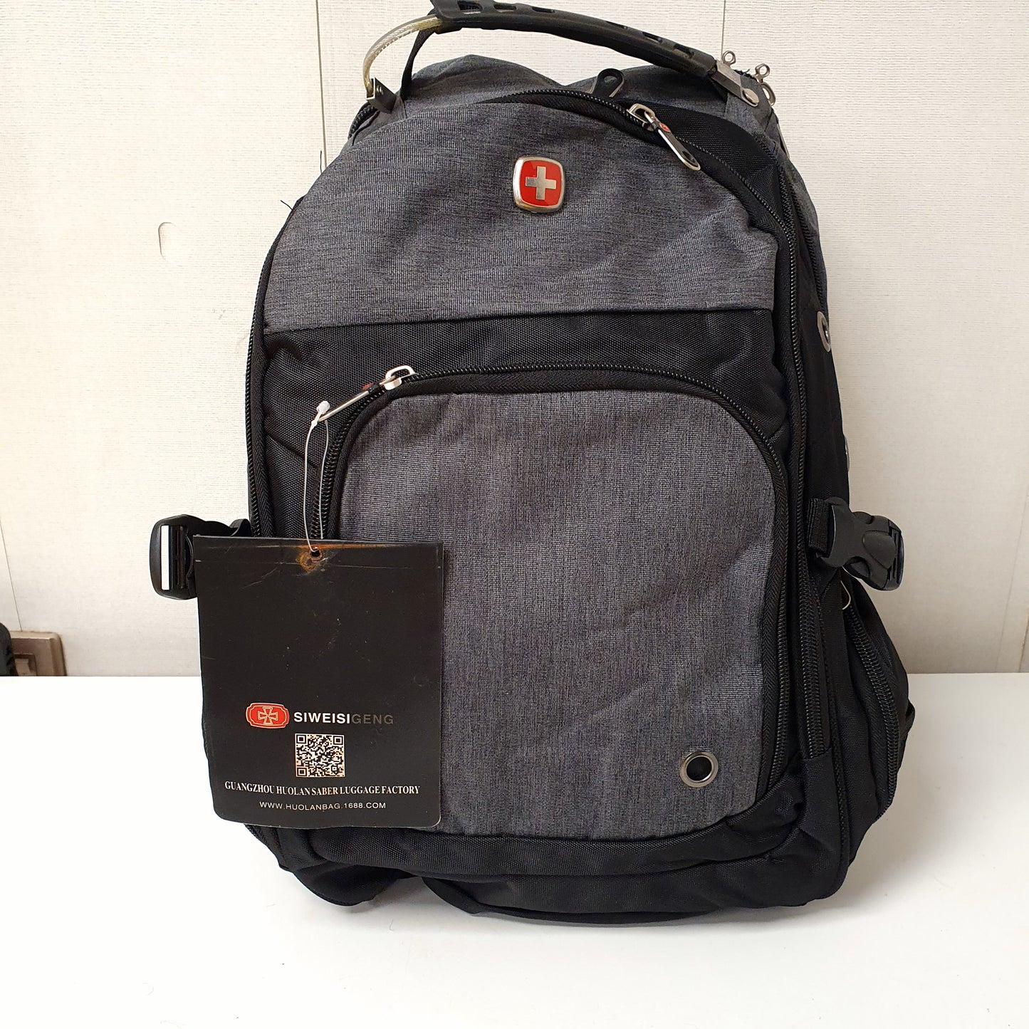 Swiss gear Black Grey College School bag , 32850