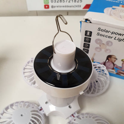 Solar Powered Foldable Soccer Fan LED Light
